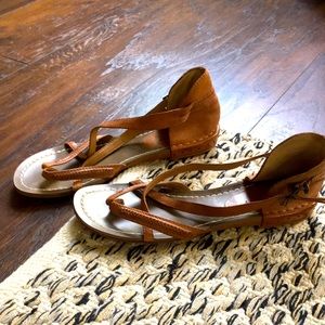 Miss Sixty Leather Strap Sandals